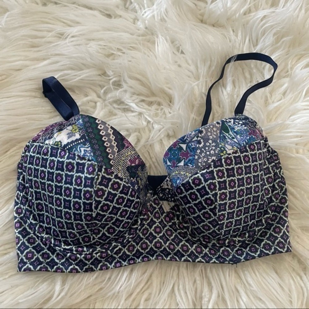 VS Victoria’s‎ Secret very sexy lined demi satin blue 34DD